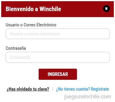 Login Winchile online: acceso a la cuenta y problemas de ingreso